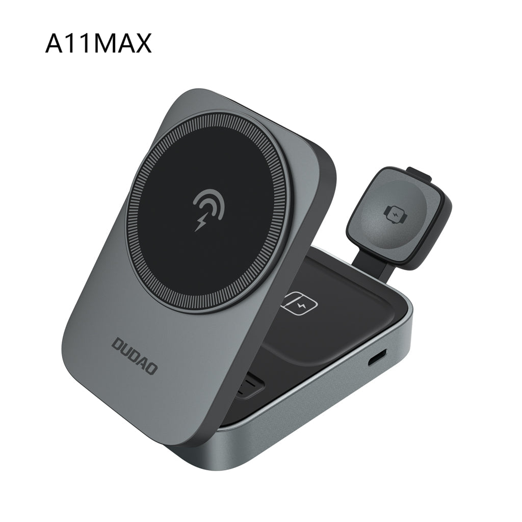 DUDAO A11MAX-B 3-IN-1 WIRELESS CHARGER -BLK