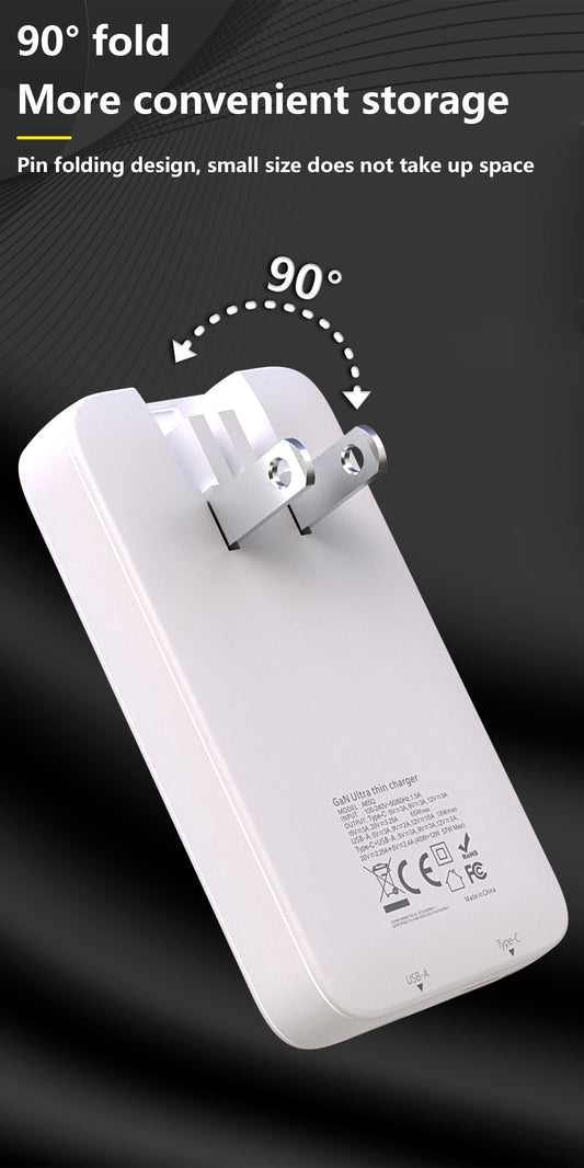 DUDAO A65Q-B1 PD65W GAN fast charger (EU +UK standard)