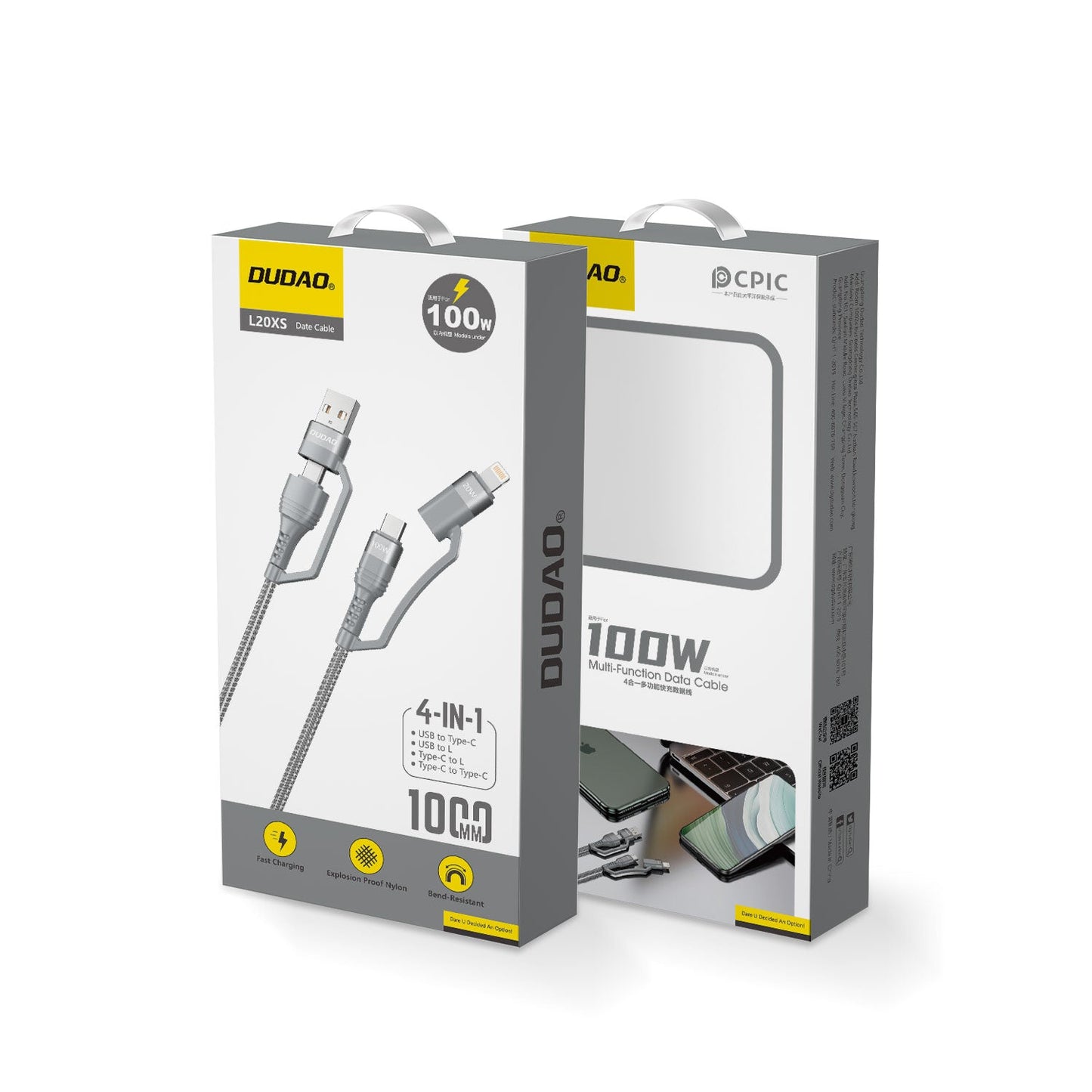 DUDAO L20XS 100W 4IN1 CABLE 1M