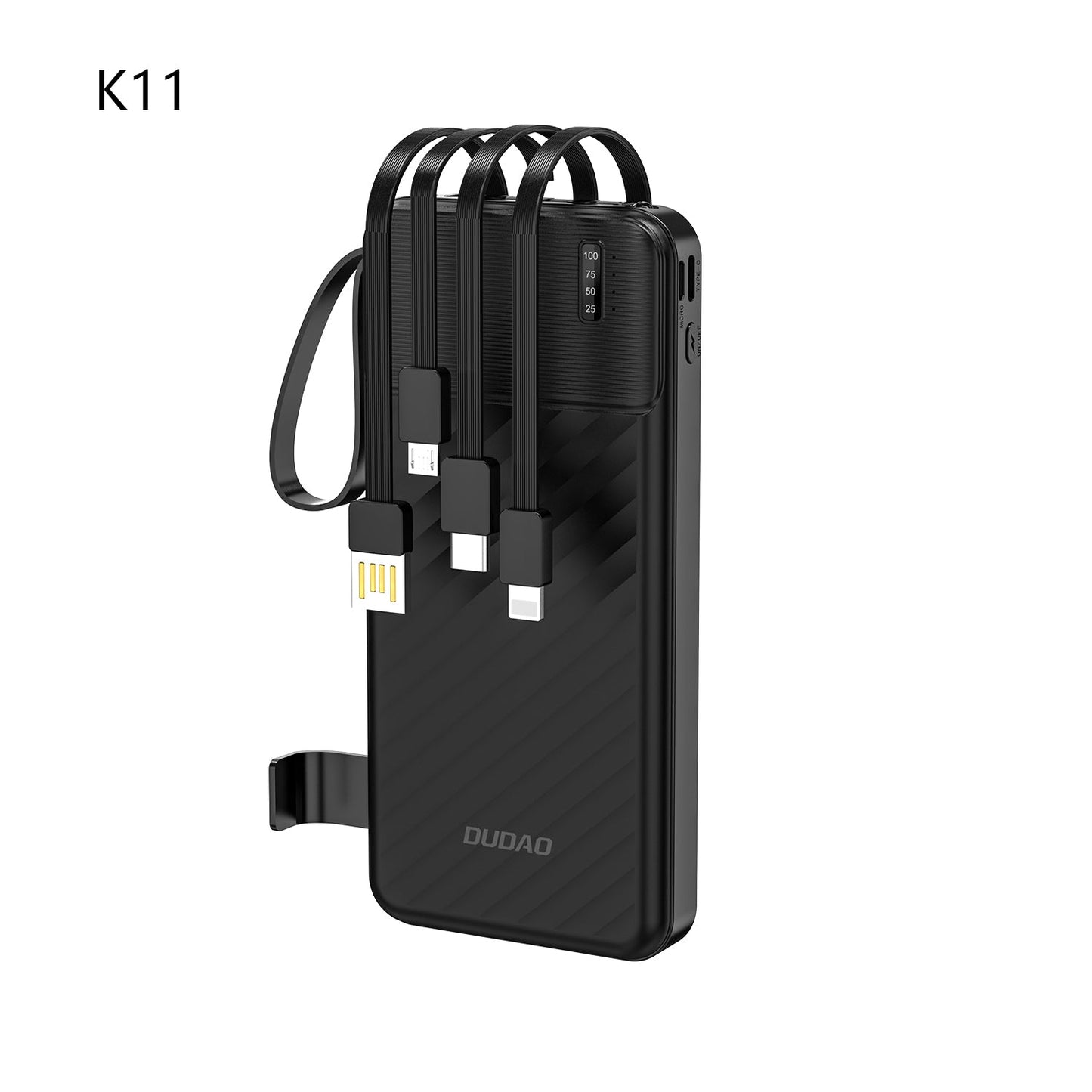 DUDAO K11Pro-W1 20000 mah built-in cable with phone holder