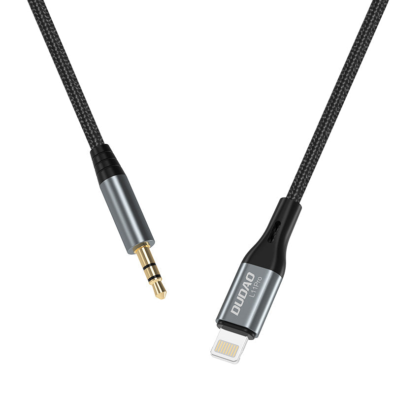 DUDAO L11Pro lightning to 3.5mm  gray  for webcast