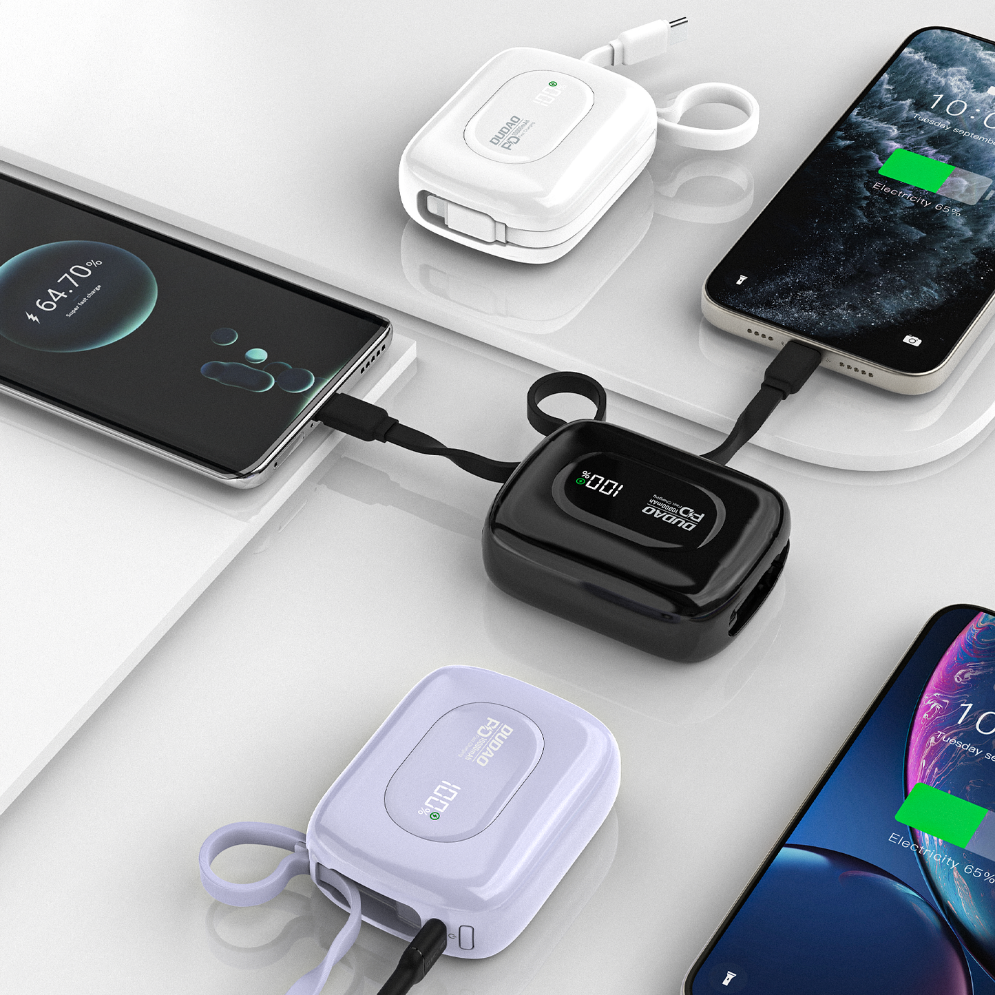 DUDAO K32-B1 22.5W mini size fast charge power bank 10000mAh