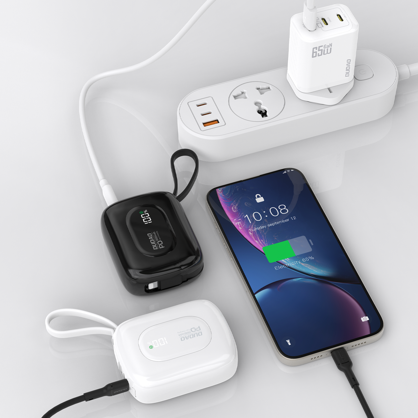 DUDAO K32-B1 22.5W mini size fast charge power bank 10000mAh