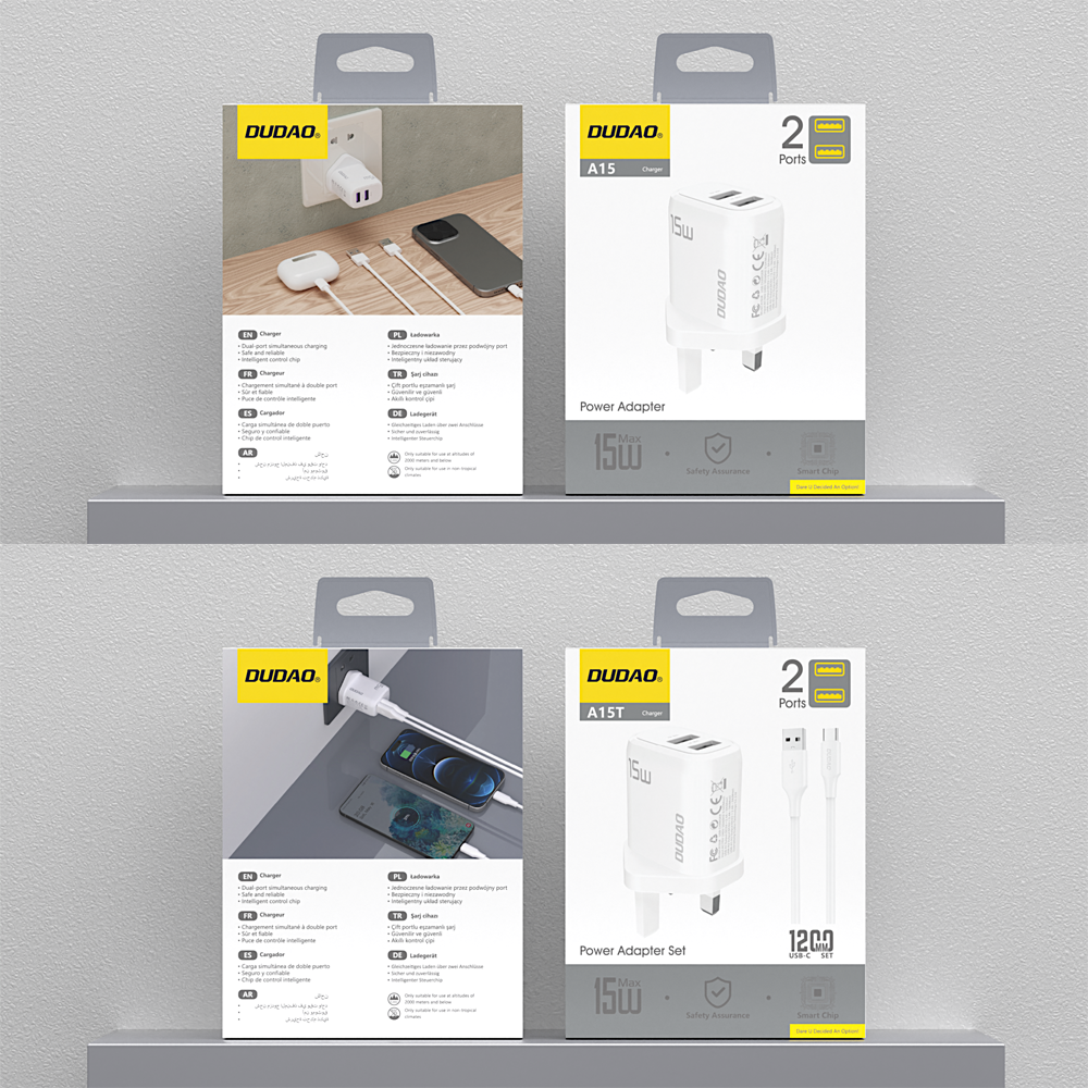 DUDAO A15UK PD15W fast charger （UK standard）