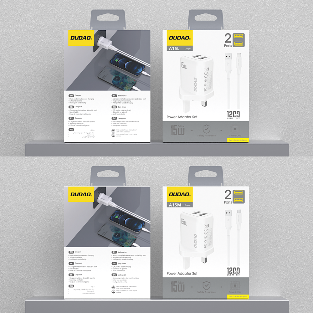 DUDAO A15UK PD15W fast charger （UK standard）