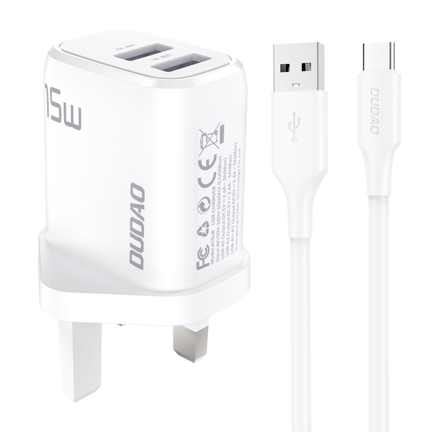 DUDAO A15UK PD15W fast charger （UK standard）