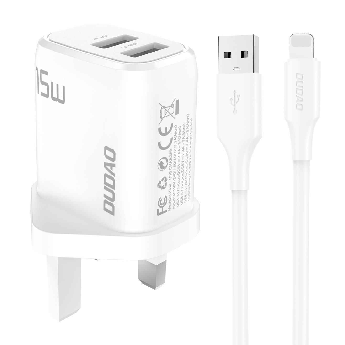 DUDAO A15UK PD15W fast charger （UK standard）