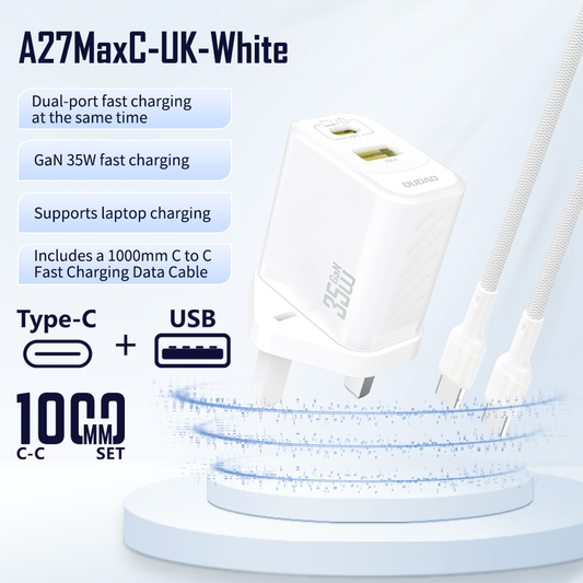 DUDAO A27MaxUK-W PD+QC 35W  UK PLUG