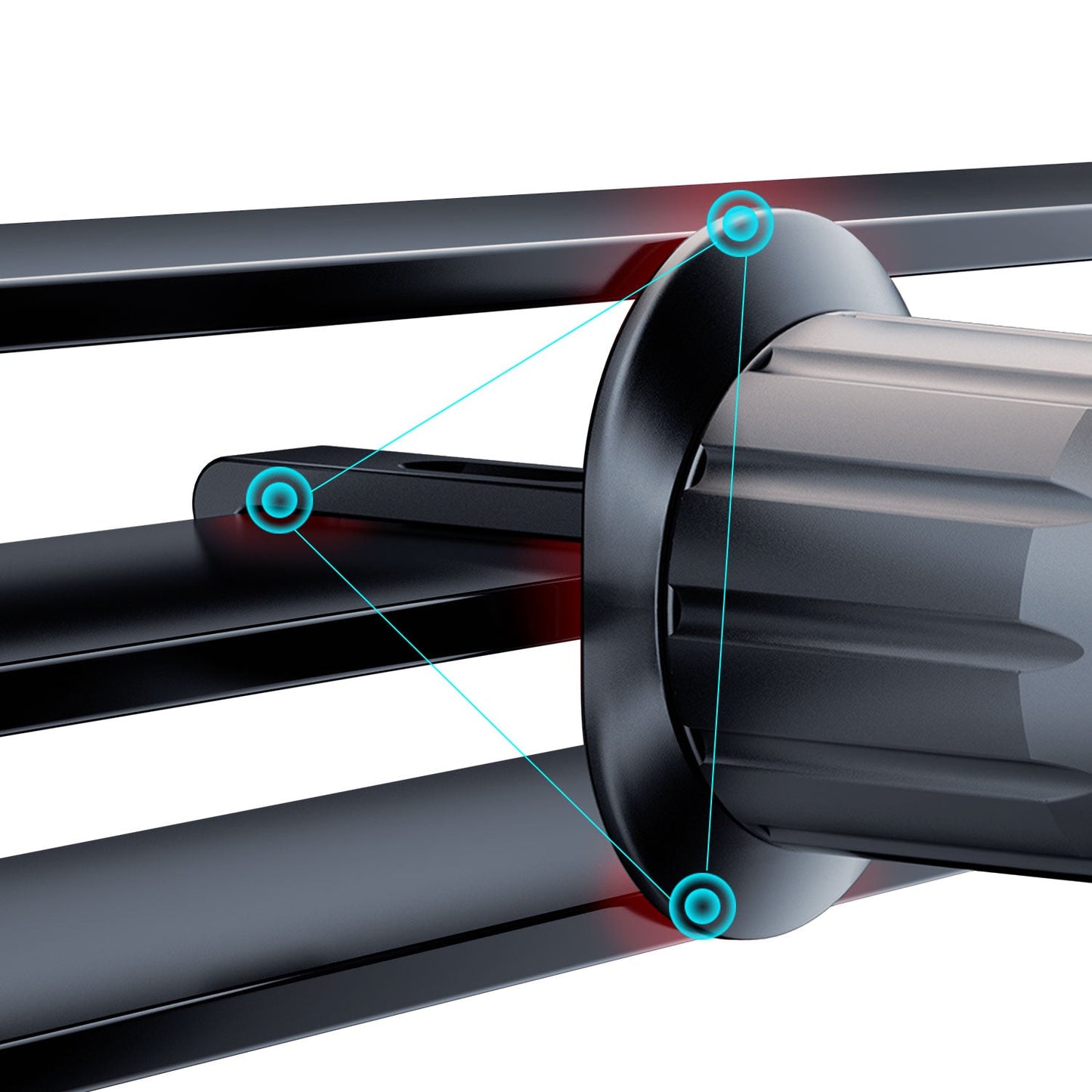DUDAO F19PRO 15W wireless charging holder extension-type suction + air outlet mechanical electric
