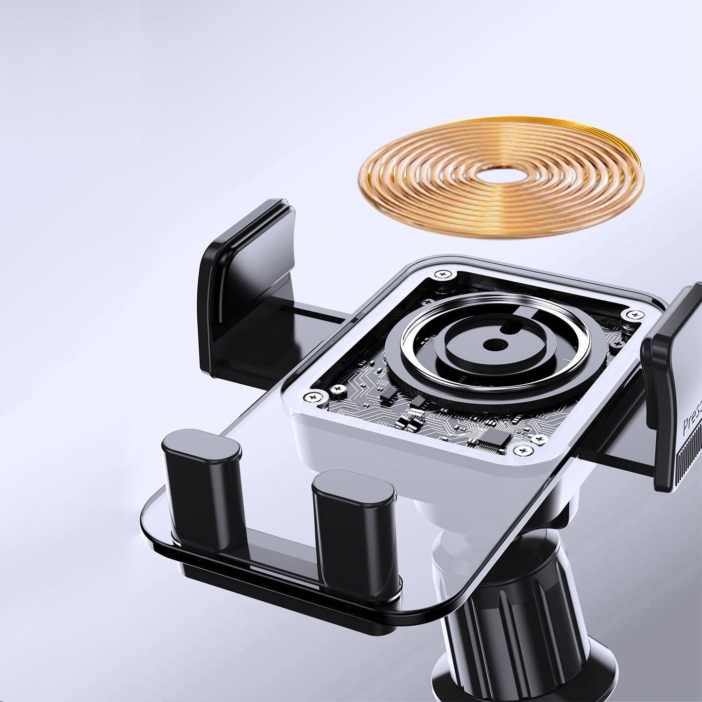 DUDAO F19 15W wireless charging holder extension-type suction + air outlet