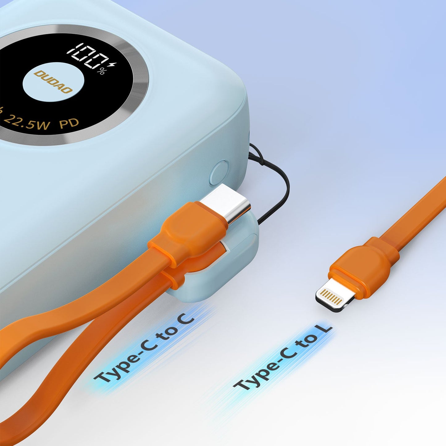 DUDAO K21PRO-B1 mini fast charge 20000mAh PD22.5W blue