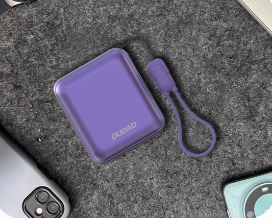 DUDAO K22+-P SUPER MINI FAST CHARGE POWER BANK 10000MAH PD22.5W -PURPLE