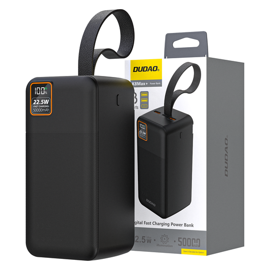 DUDAO K8MAX+ 50000mAh black