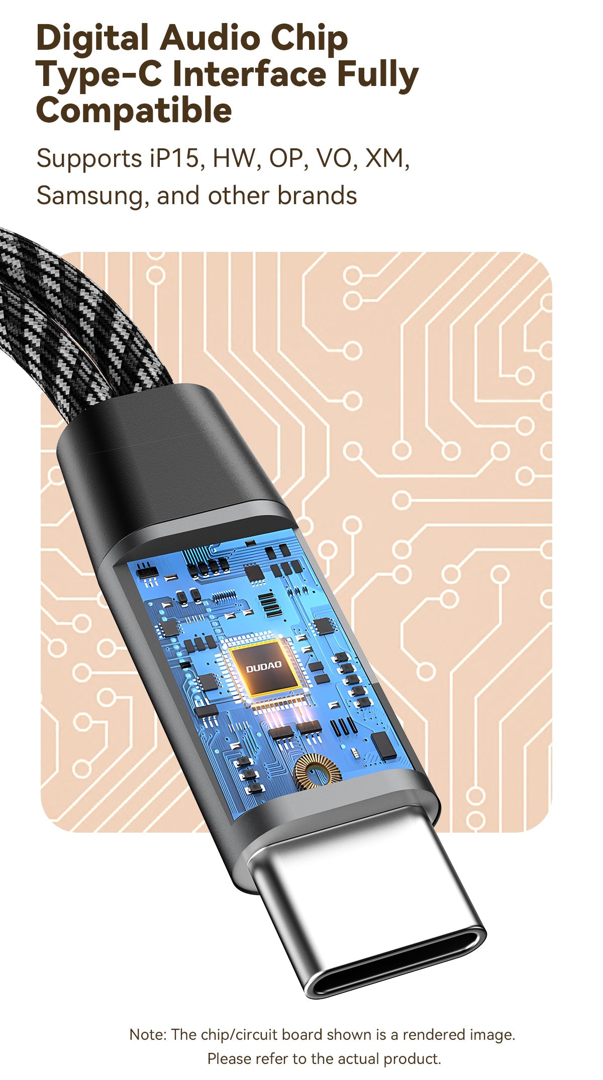 DUDAO L13C+ aluminium alloy + braided cable 2 IN 1 cable Type-C*2