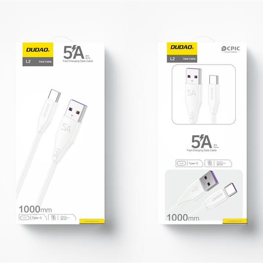 DUDAO L2T-1MW 5A CABLE TYPE-C 1M