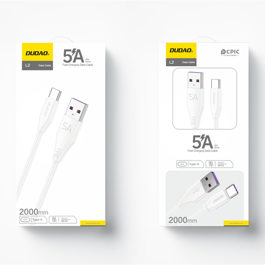 DUDAO L2T-2MW 5A CABLE TYPE-C 2M