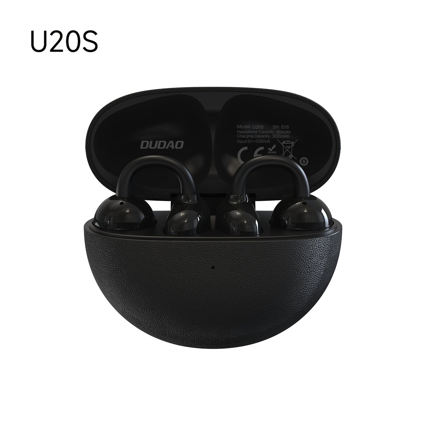 DUDAO U20S-W clip-on bluetooth earphone