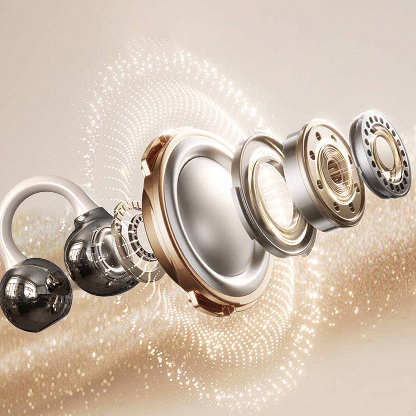 DUDAO U20-W clip-on bluetooth earphone