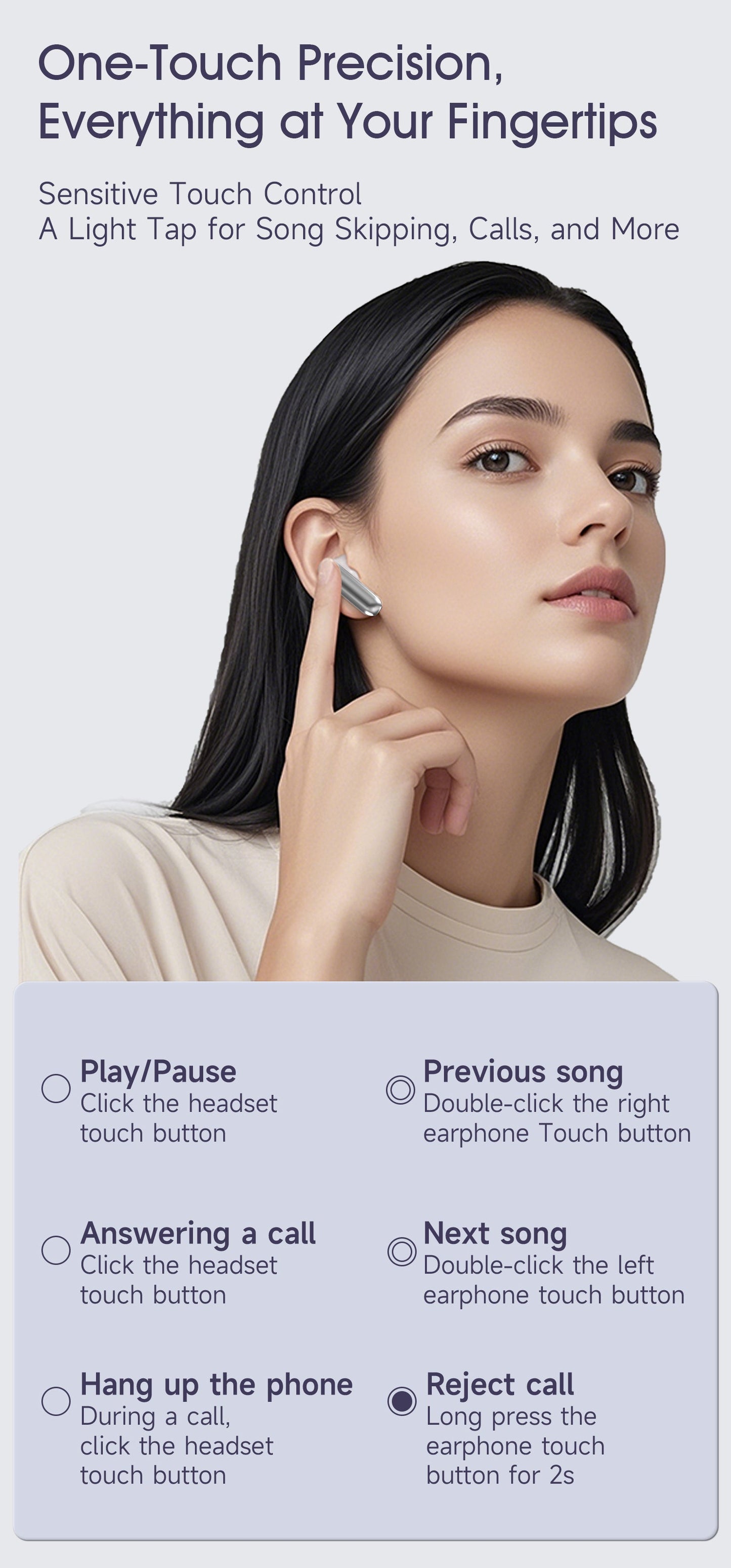 DUDAO U21-B In-earbuds TWS