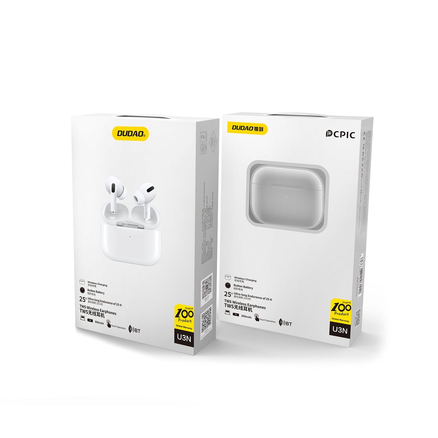 DUDAO U3N 3nd generation TWS Button battery