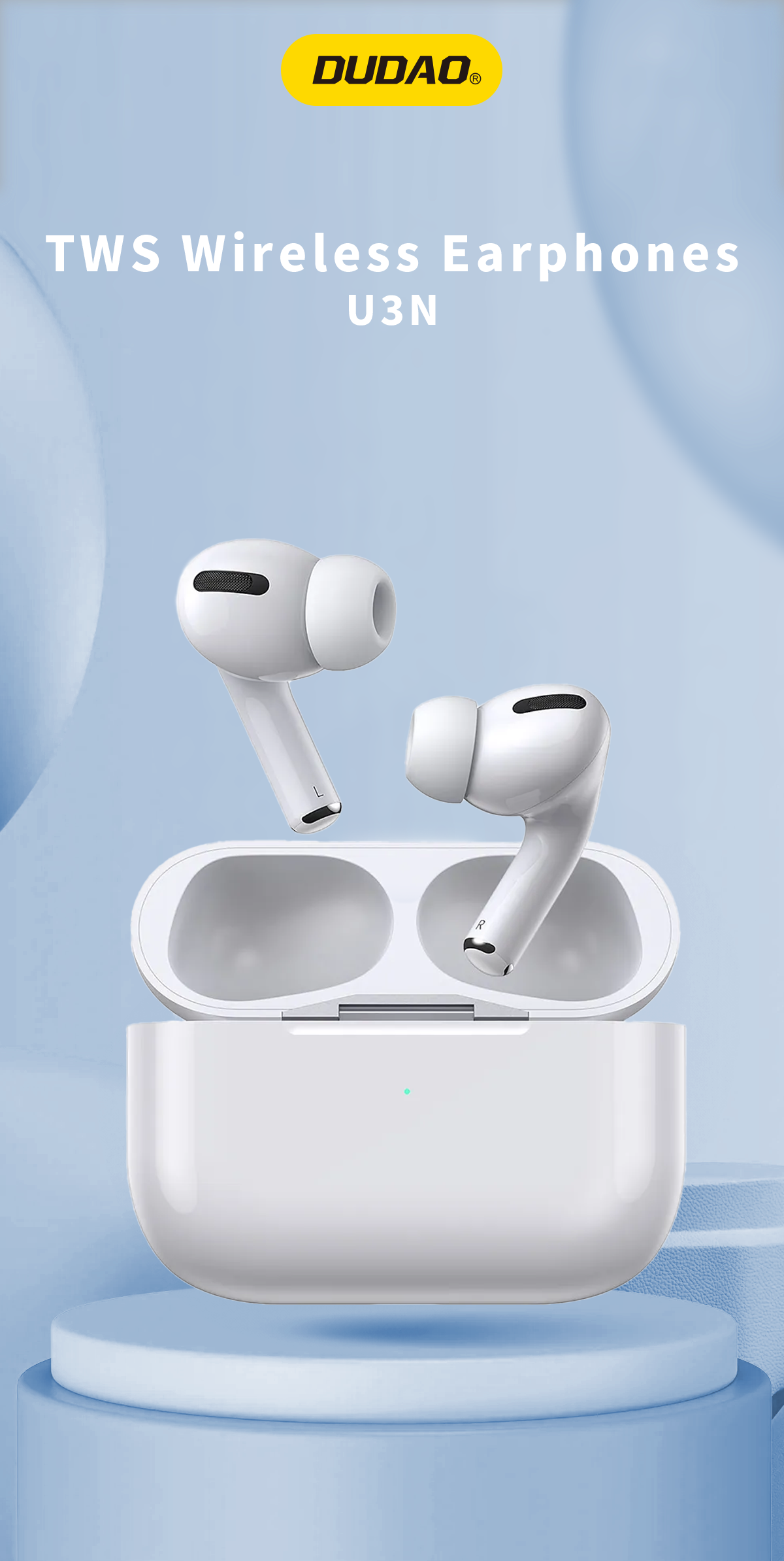 DUDAO U3N 3nd generation TWS Button battery