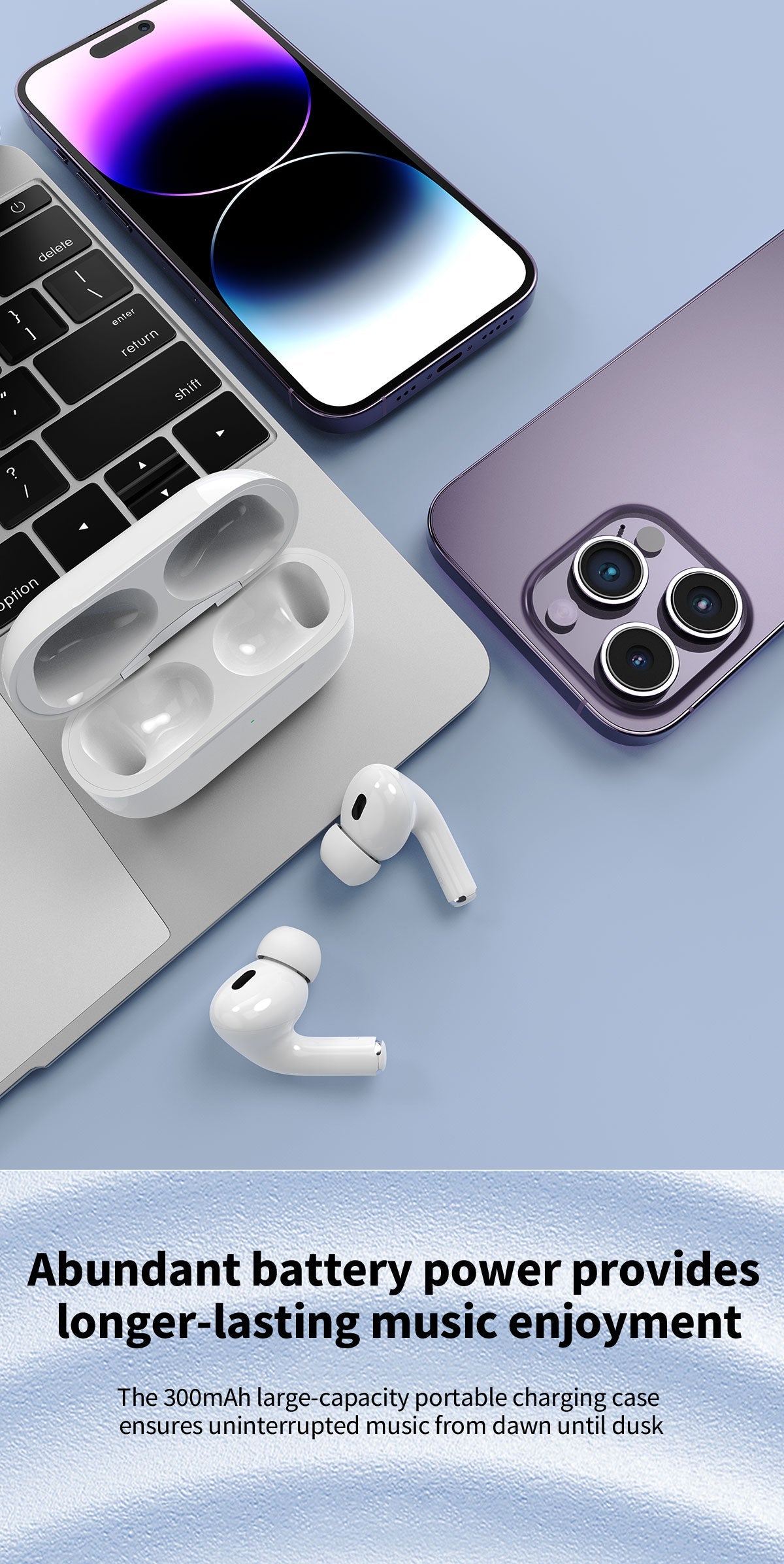 DUDAO U3N 3nd generation TWS Button battery