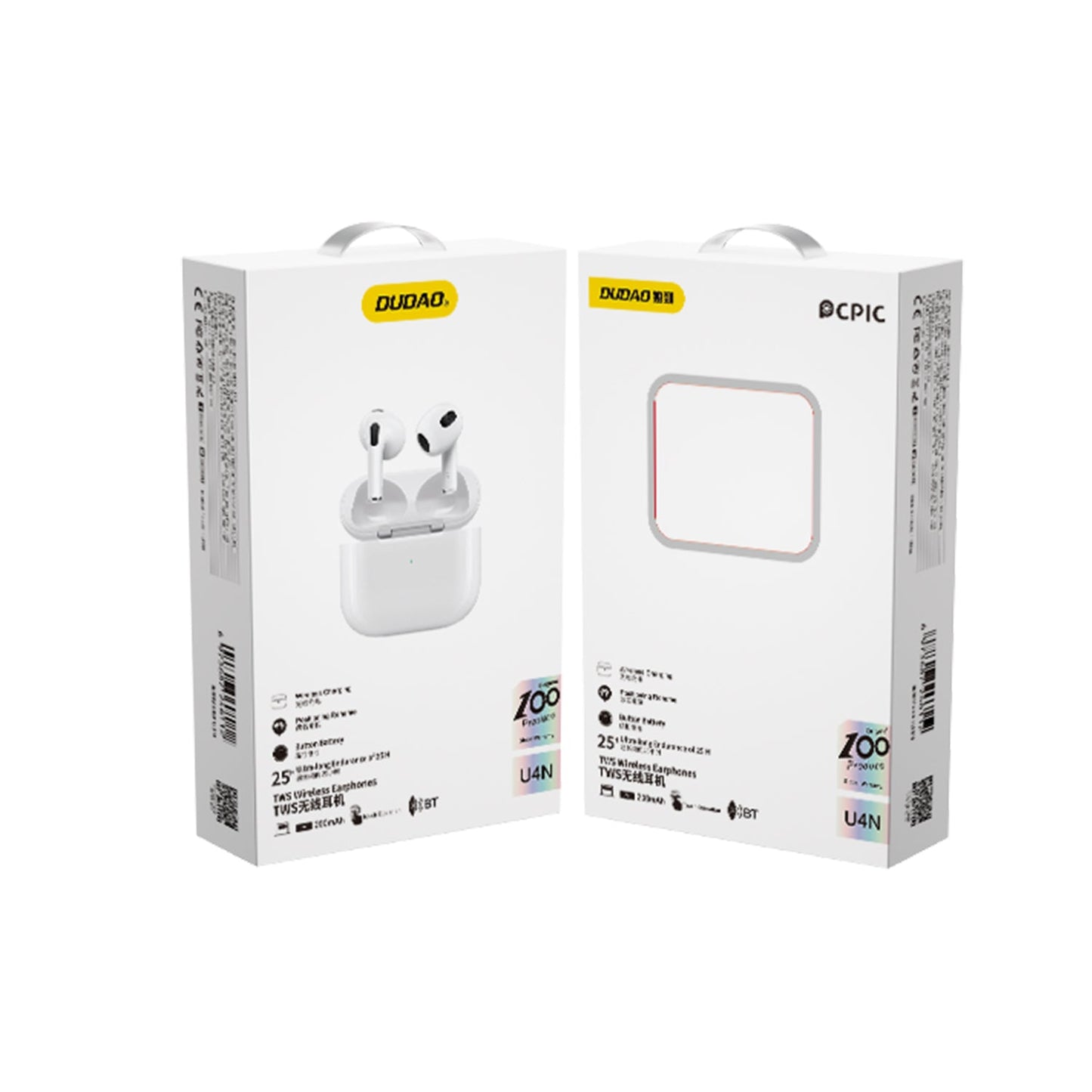 DUDAO U4N 4nd generation TWS Button battery