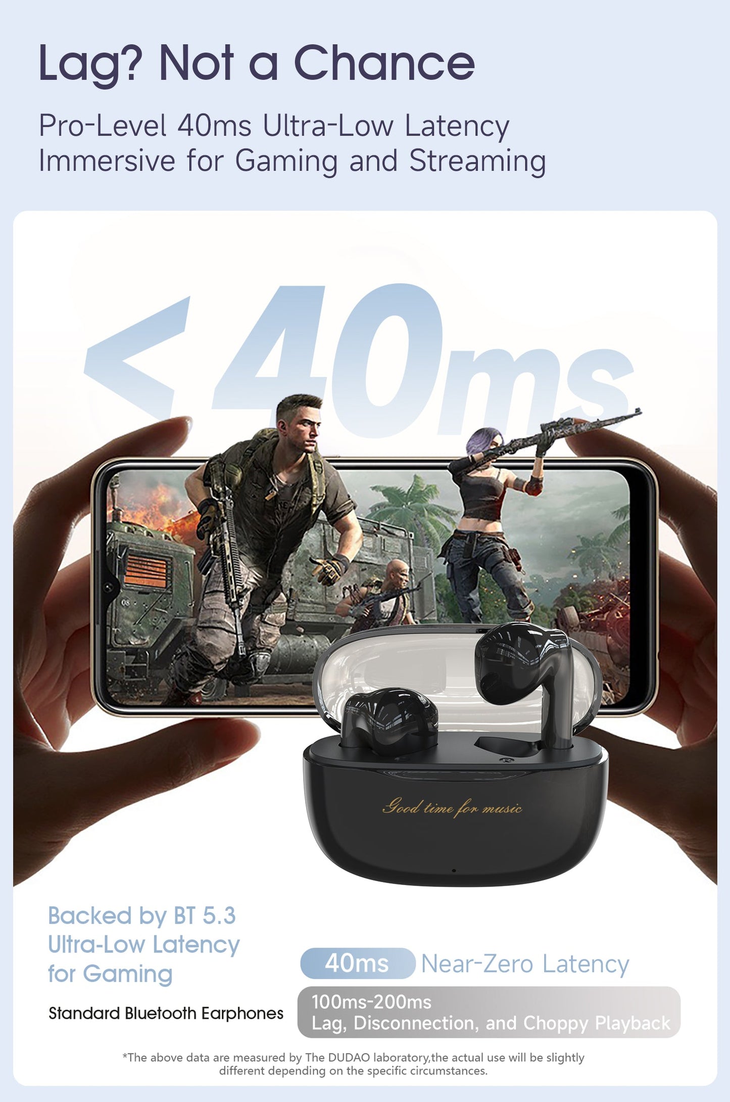 DUDAO U8-W1 TWS WHTE BLACK