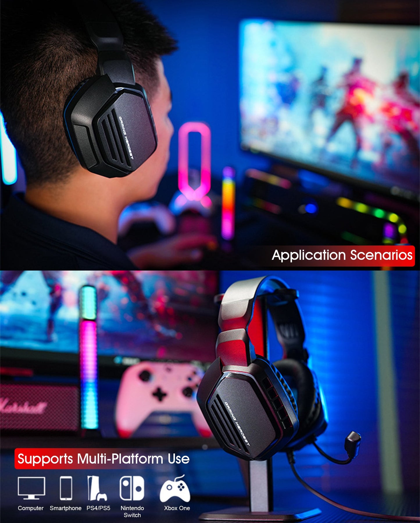 DUDAO X30-W 3.5mm game headphone white