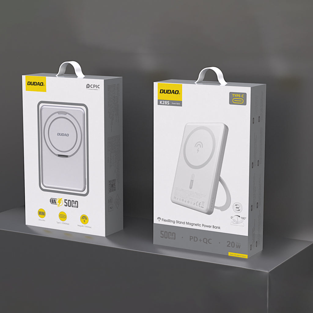 DUDAO K28-S PD 20W WIRELESS CHARGE METAL POWER BANK 10000MAH