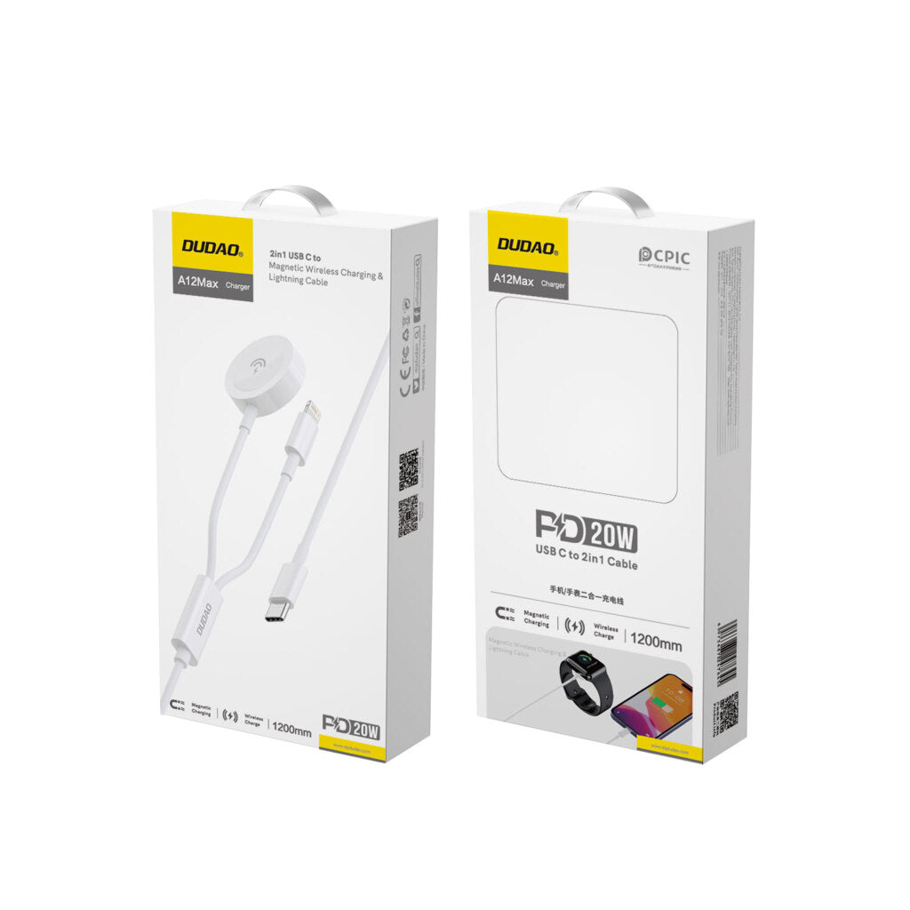 DUDAO A12MAX+-B 100W PD 3IN1 CHARGING CABLE 1.2M