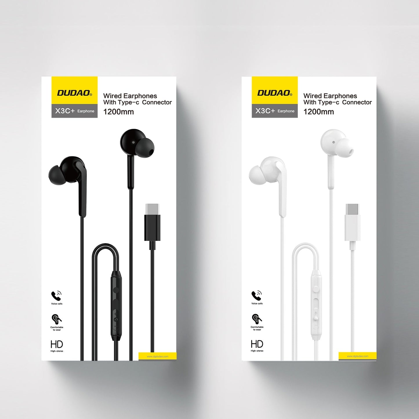 DUDAO X3C+-B EARPHONE TYPE-C 1-2M