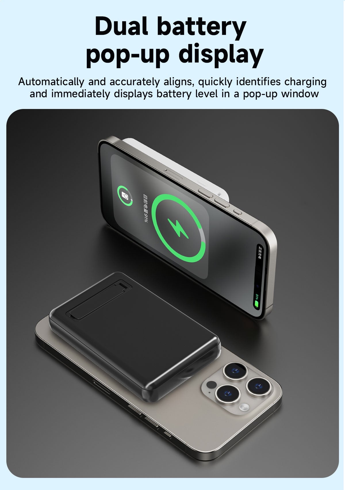 DUDAO K14S+-W1 15W wireless charging 10000mAh White